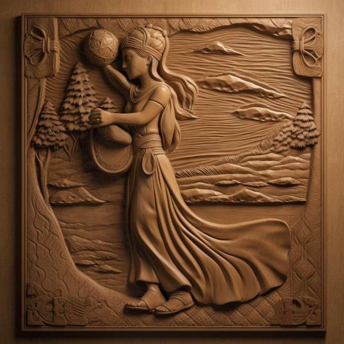 نموذج ثلاثي الأبعاد لآلة CNC 3D Art 